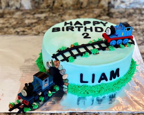 nicole hosford on Instagram: “Happy birthday to my sweet nephew, Liam! #thomasthetraincake #cakedecorating #cakedecorating #whyamialawyer #cakecakecake” Happy Birthday Liam, Thomas The Train, Instagram Happy Birthday, Cake Decorating, Birthday Cake, Happy Birthday, Cake, Birthday, Quick Saves