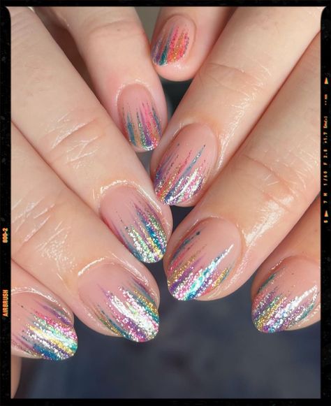 Pics edited by AirBrush App. Filter: Color +ult-3• Nails ideas. #airbrushapp #retouch #photoeditor #filter #airbrushmakeup #airbrushart #airbrushfilter Festival Gel Nails Summer, Coachella 2024 Nails, Glitter Festival Nails, Edm Festival Nails, Festival Nails Coachella, Tinsel Nails, Glasto Nails, Hen Party Nails, Disco Nails Designs