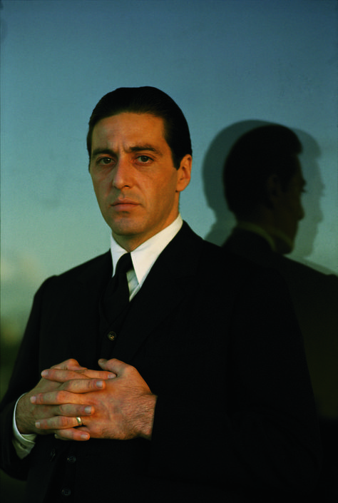 Portrait of Don Michael Corleone played by Al Pacino. Young Al Pacino, Don Vito Corleone, Michael Corleone, Donnie Brasco, Don Corleone, Godfather Movie, The Godfather Part Ii, Sir Anthony Hopkins, Animiertes Gif