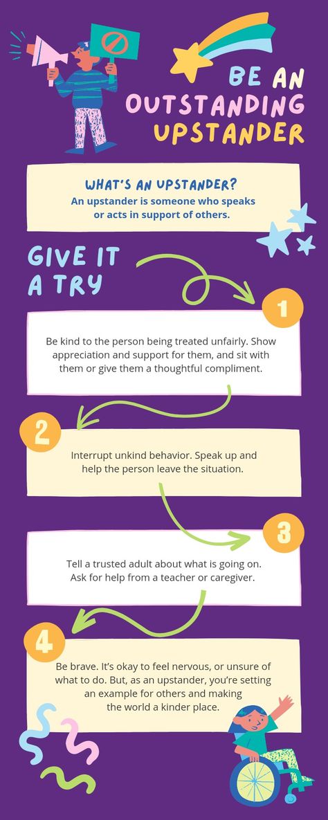 Upstander, outstanding upstander, being an outstanding upstander, how to be an outstanding upstander, personal growth, personal development, boosting productivity, boosting well being, health & wellness, yoga, meditation, mindfulness Upstander Activities, Hope Squad, Buddy Bench, Kindergarten Crafts, School Bulletin Boards, Show Appreciation, Classroom Setup, Class Activities, Teacher Ideas