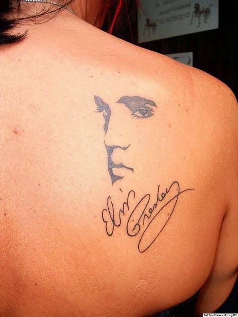 Elvis Tattoo For Women, Elvis Presley Tattoos, Elvis Presley Tattoo, Elvis Tattoo, Elvis Presley Quotes, Elvis Quotes, Quote Tattoos, Creative Activities For Kids, Golden Age Of Hollywood