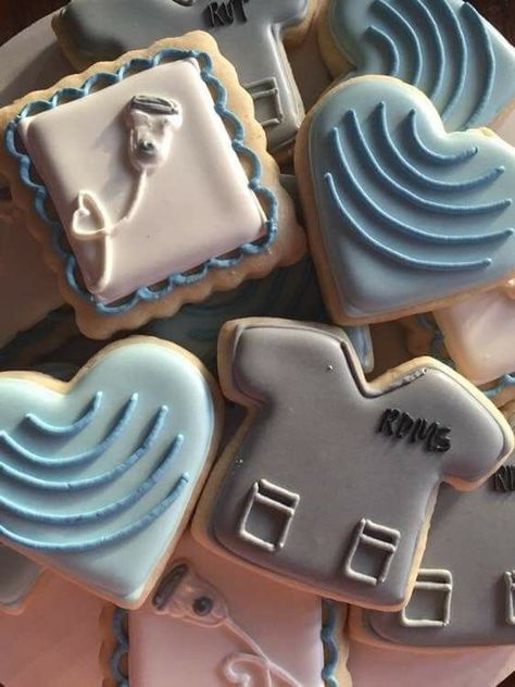 Ultrasound Tech Graduation Party, Sonography Graduation Party, Ultrasound Graduation Party, Ultrasound Cookies, Ultrasound Tech Graduation Pictures, Sonography Student Aesthetic, Dms Student, Ultrasound Technician Aesthetic, Diagnostic Sonography