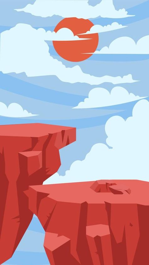 Wallpaper mountain Cliff Substack Ideas, Cliff Illustration, Cliff Drawing, Mountain Cartoon, Island Illustration, Mountain Cliff, Cartoon Mountain, Wallpaper Mountain, Justice Tarot