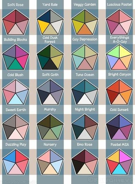 12 Color Palette, Seni Mural, Palette Challenge, Color Mixing Chart, Color Palette Challenge, Wall Paint Designs, Pola Sulam, Color Psychology, Colour Board