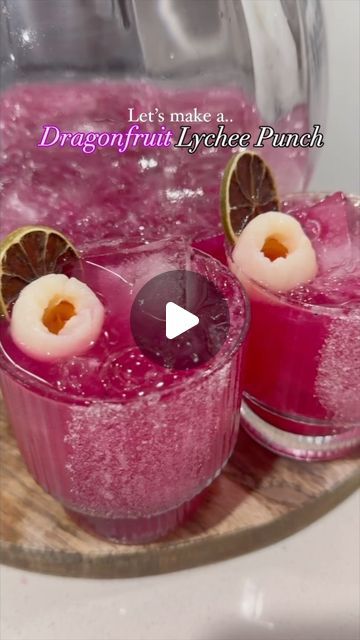 Jarrod Rickard on Instagram: "Here’s on of my favourite punch bowls of all time - the Dragonfruit Lychee Punch! 

Recipe/ingredients 
In your large punch bowl add plenty of ice with
2 cups of tequila 
1 cup of blended pink dragonfruit 
3 lychees with 100mls or 3.5oz Lychee Syrup (from the can) 
1 cup of Cointreau 
1/2 bottle of blackcurrant juice 
1/2 bottle of soda water 
Give it a good stir and serve in your salt garnished glasses. Enjoy 

#recipeoftheday #dragonfruit #lychee #punchbowl" Lychee Punch, Lychee Syrup, Punch Recipe, Soda Water, Punch Bowls, Recipe Ingredients, Drink Menu, Dragon Fruit, Simple Syrup