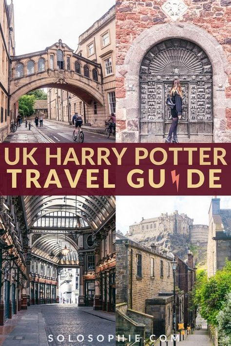 The Complete Harry Potter UK Travel Guide For Muggles. Here are the very best Harry Potter destinations in England and Scotland (Exeter, London, Alnwick castle, East Devon) etc Harry Potter Travel, London Travel Guide, Alnwick Castle, Parc D'attraction, Countries To Visit, Voyage Europe, England And Scotland, Cambridge Satchel, Exeter