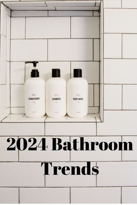 [CommissionsEarned] If A Bathroom Remodel Is On Your Wish List For 2024, This Guide Has All The Top Trends. ThereS Lots Of Ideas That Mix In Budget Ideas For Small Updates, Or Drastic Changes For A Major Renovation. Dive Into The Exciting World Of Contemporary Bathroom Aesthetics, Offering Insights, Inspiration, And A Glimpse Into The Bathrooms Of Tomorrow. #spabathroomdecorideasinspirationmasterbath Small Bathroom Trends, Bathroom Backsplash Ideas, Bathroom Tiles Design Ideas, Small Bathroom Inspiration, Bathroom Aesthetics, Small Bathroom Tiles, Spa Inspired Bathroom, Modern Small Bathrooms, Modern Bathroom Tile