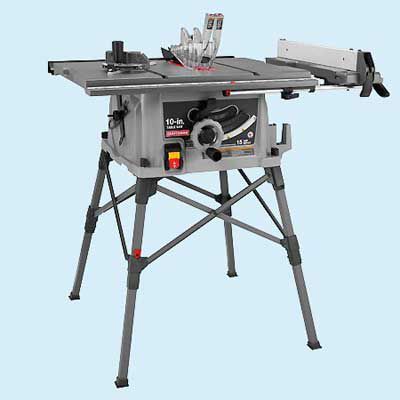 Best Table Saws: Portable, Hybrid, & Cabinet Models - This Old House Retractable Casters, Small Table Saw, Portable Table Saw, Tilt Table, Best Table Saw, Diy Table Saw, Craftsman Tools, Tools Storage, Table Saws