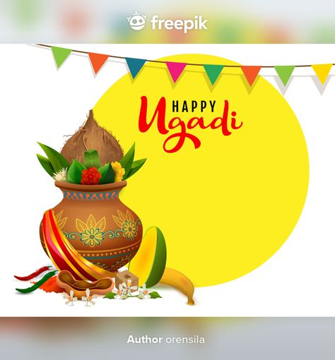 Happy ugadi greeting card text. indian h... | Premium Vector #Freepik #vector #flower #food #leaf #flag Ugadi Wishes Creative, Ugadi Quotes, Ugadi Wishes, Happy Ugadi, Air Conditioner Installation, Sanskrit Words, Wishes Images, Life Partners, Iftar