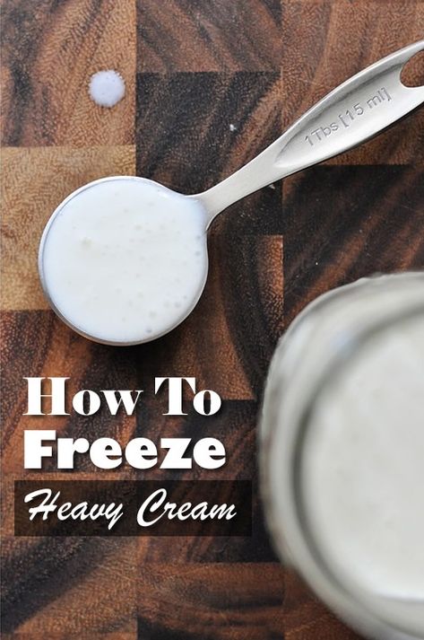 How To Freeze Heavy Cream - how to make homemade cream cubes... #freezing #cream #heavycream #preserving #homestead #homesteading Can You Freeze Heavy Cream, Freezing Heavy Cream, Can You Freeze Heavy Whipping Cream, Freeze Heavy Cream, Freezing Cream, Freeze Guacamole, Homemade Heavy Cream, Freeze Milk, Frozen Guacamole