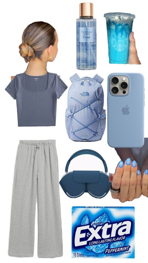 Blue Outfit, Outfit Inspo, Blue