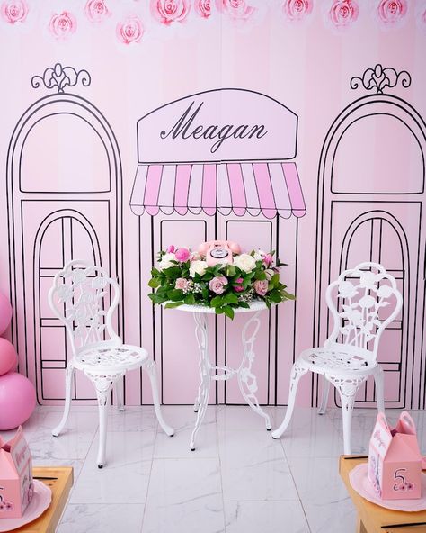 Kara's Party Ideas Claris the Mouse in Paris party | Kara's Party Ideas Claris In Paris, Claris In Paris Party, Claris The Mouse Party, Paris Party Ideas, Parisian Themed Party, Paris Theme Decor, Claris The Mouse, Paris Party Decorations, Parisian Birthday Party