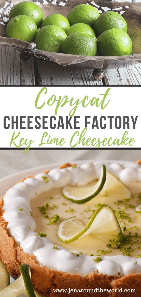 Copycat Cheesecake Factory Key Lime Cheesecake Copycat Cheesecake Factory Key Lime Pie, Cheesecake Factory Key Lime Pie, Instant Pot Key Lime Cheesecake, Mango Key Lime Cheesecake Factory Recipe, Key Lime Pie Cheesecake Recipe, Cheesecake Factory Recipes Desserts, The Cheesecake Factory Recipes, Cheesecake Factory Copycat Recipes Cheesecake, Cheesecake Factory Key Lime Cheesecake Recipe