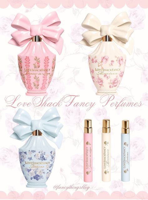 Perfume Product, Love Shack Fancy Perfume, Pretty Perfume, Cute Perfume Bottles, Perfume Design Ideas, Cute Perfume, Girly Stuff, Perfume Shop, Sephora App