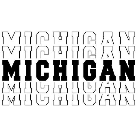 Michigan - CreativeArtInk Michigan Printables Free, Michigan Svg Files Free, Michigan Clip Art, Michigan Cross Stitch Pattern, Michigan State Spartans Svg, Cornhole Designs, Calendar Printables, Free Svg, Vector Graphics