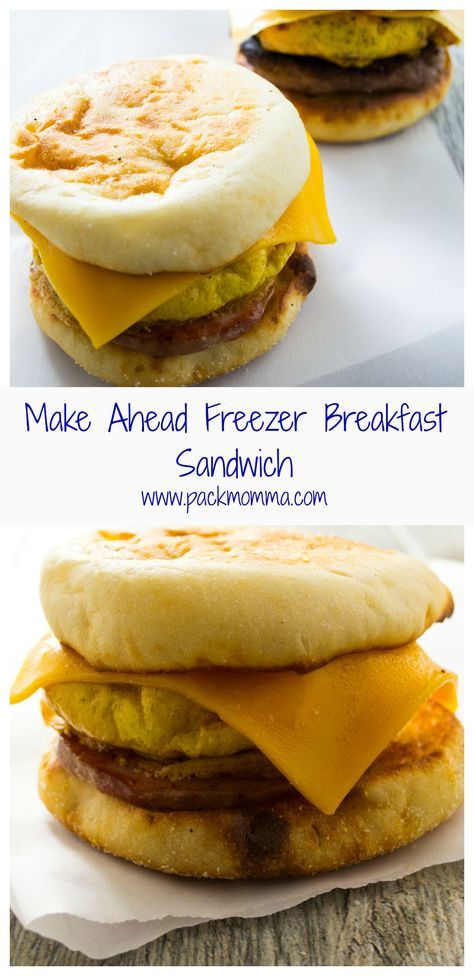 These easy Make Ahead Freezer Breakfast Sandwich will save you time in the morning and feed your family a healthy, nutritious breakfast as you are flying out the door! Frozen Breakfast Sandwich, Make Ahead Freezer Breakfast, Healthy Nutritious Breakfast, Camping Food Make Ahead, Best Breakfast Sandwich, Make Ahead Brunch, Freezer Dinners, Breakfast Sandwich Recipes, Make Ahead Breakfast Sandwich