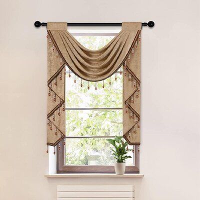 Living Room Valances, Valance Patterns, Valances For Living Room, Waterfall Valance, Swag Curtains, Kitchen Valances, Elegant Curtains, Kitchen Window Treatments, Valance Window Treatments