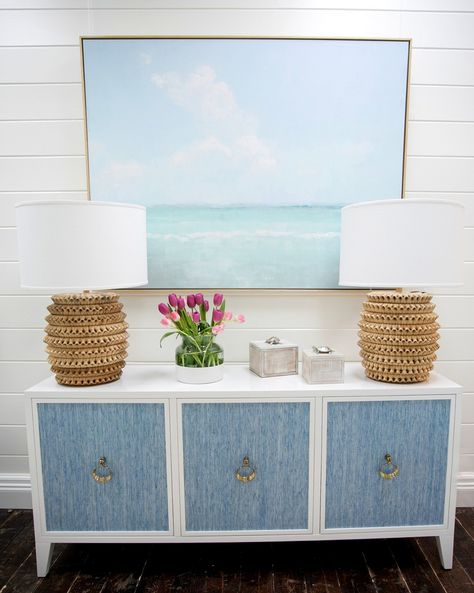 Pineapple Girl, Coastal Entryway, Daniel Island, Unique Table Lamps, Coastal Modern, Front Entrance, Coastal Furniture, Contemporary Ring, Modern Coastal