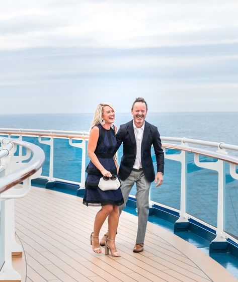 Date Night | Cruise Style | Hi Sugarplum! Men’s Cruise Formal, Cruise Formal Night Outfit Couples, Men’s Cruise Outfits, Dinner Cruise Outfit Night, Cruise Dinner Outfit Formal, Cruise Formal Night Outfit, What To Wear On A Boat, Cruise Formal Night, Cruise Style