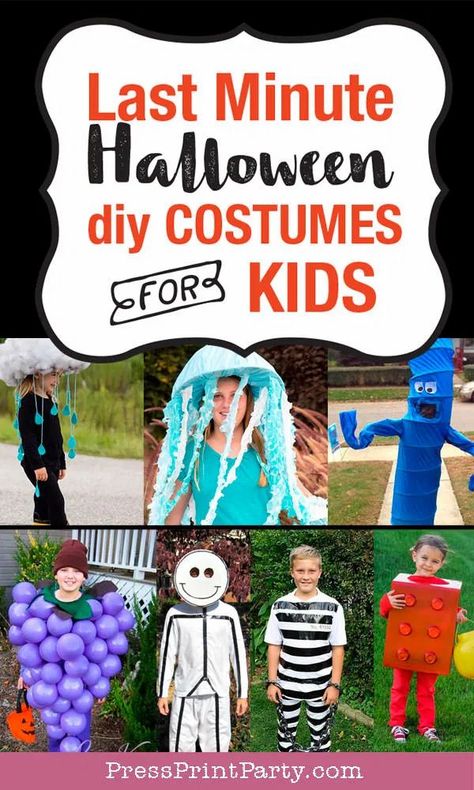 Easy Cheap Halloween Costumes For Kids, Diy Parent Costumes, Home Made Halloween Costumes Kids, Food Halloween Costumes For Kids, Quick And Easy Diy Halloween Costumes, Easy Parent Costumes, Easy Diy Halloween Costumes For Kids Boys Last Minute, Halloween Costume Ideas For Boys 8-10 Year, Unique Easy Halloween Costumes