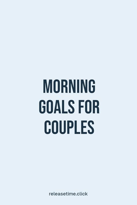 Kickstart your day with your partner by integrating an amazing morning routine designed just for couples! From breakfast ideas to mindful practices, discover colorful ways to share morning moments that set a positive tone for your day. Find joy in connecting with your loved one each morning, creating lasting habits and delicious rituals that inspire connection and happiness in both your lives. Don't miss out on making mornings special together – it'll change everything! Goals For Couples, Mindful Practices, Daily Goals, Improve Communication, Find Joy, Sweet Messages, Mindfulness Practice, Practice Gratitude, Expressing Gratitude