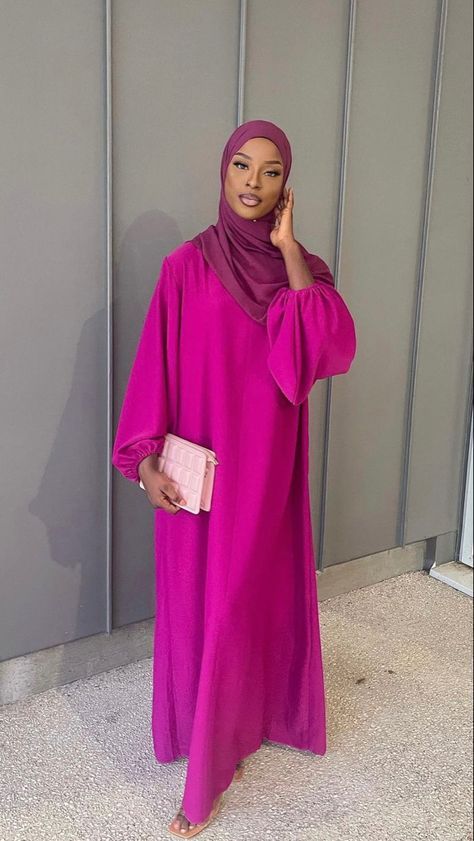 Muslim Fashion Outfits Dresses, Hijabi Fashion Abayas, Abaya Fashion Modern, Abaya Summer, Simple Abaya Designs, Islamic Abaya, Simple Abaya, Modest Dresses Fashion, Modest Casual Outfits