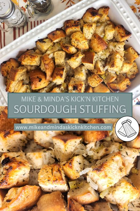 Sourdough Stuffing, Mushroom Stuffing, Easy Stuffing Recipe, Sourdough Rye, Food Sides, Thanksgiving Food Sides, Potluck Ideas, Thanksgiving 2023, Easy Stuffing