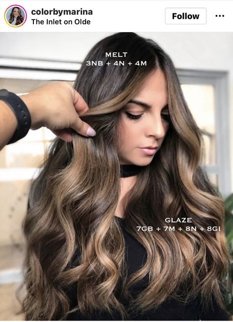 Redken Gloss, Redken Shade, Redken Formulas, Toner Formulas, Color Melting Hair, Hair Formulas, Balayage Hair Tutorial, Brown Hair Color Shades, Hair Color Guide