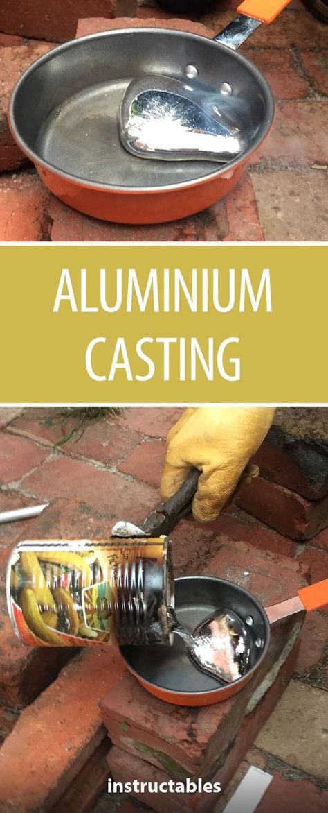 Cool Welding Projects, Aluminum Casting, Scrap Recycling, Aluminum Can Crafts, Aluminum Crafts, Melting Metal, Welding And Fabrication, Diy Welding, Aluminum Cans