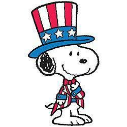 Snoopy Patriot ~ღ~ Snoopy July, Cottage Fence, 4th Of July Images, Snoopy Cartoon, Charlie Brown Halloween, Snoopy Images, Peanuts Characters, Snoopy Wallpaper, July Fourth