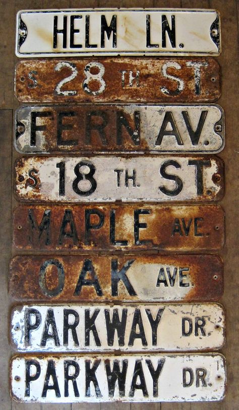 Street Sign. Industrial decor magnet boards. Vintage City salvage. Urban decor. OLD STEEL signs.- easy.com- $35 Urban Industrial Decor, Magnet Boards, Vintage City, Urban Decor, Small Pantry, Vintage Industrial Decor, Urban Industrial, Steel Signs, Style Deco