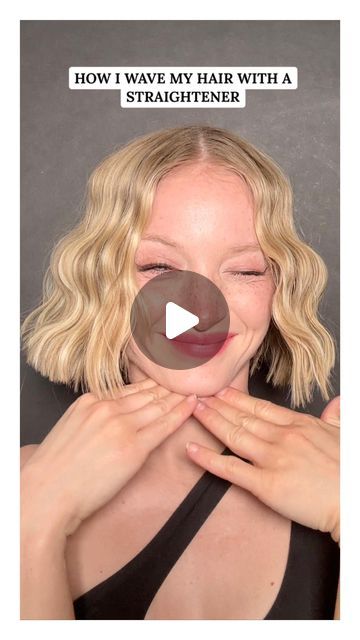 Ash Walker on Instagram: "Getting so many of you asking for how I wave or crimp my hair. This is how! The longer video showing you multiple times🤩✨✨ If you want me to do a live where I show you more in depth leave a comment asking to go live 🙏✨" Crimping Hair With Straightener, How To Crimp Hair Without A Crimper, How To Crimp Your Hair Without A Crimper, How To Crimp Your Hair, How To Crimp Hair, Crimp Curls, Crimp Hair, Waves Tutorial, Short Hair Waves