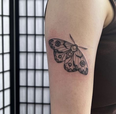 moth tattoo Moth Over Knee Tattoo, Realistic Moth Tattoo, Side Of Knee Moth Tattoo, Io Moth Tattoo, Emperor Moth Tattoo, White Moth Tattoo, Cute Moth Tattoo, Moth Flash Tattoo, Moth Tattoo Bend Of Arm