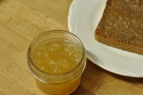 finished apple-ginger jam by Marisa | Food in Jars, via Flickr Ginger Jam Recipe, Ginger Butter, Growing Apple Trees, Pickled Things, Food In Jars, Ginger Jam, Canning Jam, Apple Jam, Candied Ginger