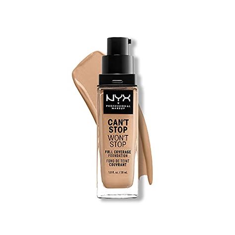 10 Best Drugstore Waterproof Foundations Of 2022 For Flawless Skin Nyx Foundation, Best Foundation For Acne, Best Drugstore Foundation, Makeup Coverage, Foundation For Oily Skin, Waterproof Foundation, Natural Foundation, Can't Stop Won't Stop, Full Coverage Foundation