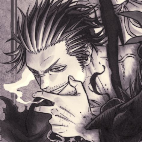 Yami Sukehiro Manga Icon, Yami Black Clover Pfp, Yami Black Clover Manga, Yami Fanart, Yami Sukehiro Manga, Black Clover Aesthetic, Yami Sukehiro Icon, Captain Yami, Yuno Black Clover