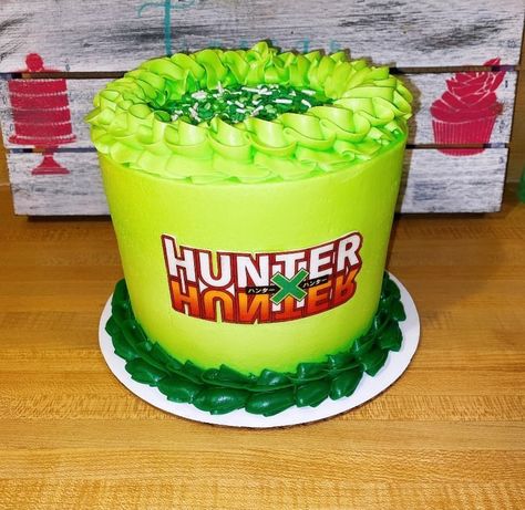 Hunter X Hunter Cake Ideas, Hunter X Hunter Birthday Cake, Anime Cake, Unicorn Themed Birthday Party, Anime Theme, 11th Birthday, Hunter X Hunter, Birthday Party Themes, Birthday Ideas