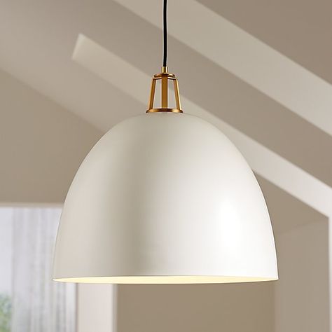 Lights Over Kitchen Island, Kitchen Island Lighting Modern, Room Colours, Kitchen 2020, White Interiors, Large Pendant Lighting, Dome Pendant Lighting, Small Pendant Lights, Island Pendant Lights