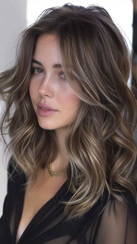 Cold Hair, Balayage Long Hair, Colored Hair Tips, Dark Roots Blonde Hair, Balayage Hair Dark, Ash Blonde Hair, Brown Hair Balayage, Dark Blonde Hair, Pretty Hair Color