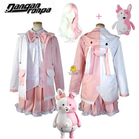 Monomi Danganronpa, Monomi Cosplay, Danganronpa Cosplay, School Jacket, Manga Clothes, Pastel Goth Fashion, Anime Cosplay Costumes, Drawing Anime Clothes, Dangan Ronpa