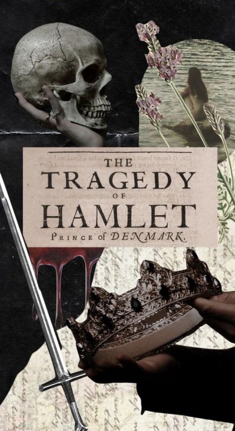 Hamlet Project Ideas, Hamlet Aesthetic Wallpaper, Hamlet Collage, Claudius Hamlet, Hamlet Cover, William Shakespeare Aesthetic, Shakespeare Wallpaper, Hamlet Art, Hamlet Poster