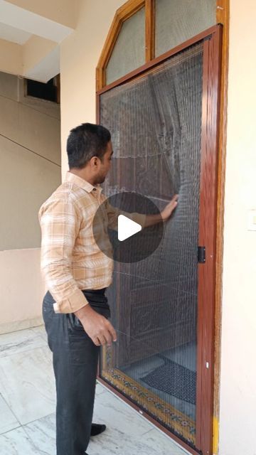 Mosquito Jali Door Design Modern, Mosquito Sliding Doors, Window Mosquito Net Ideas, Sliding Mosquito Net Door, Mosquito Net Door Design Wooden, Mosquito Net Ideas, Mosquito Door Design, Mosquito Net Window, Mosquito Net Door