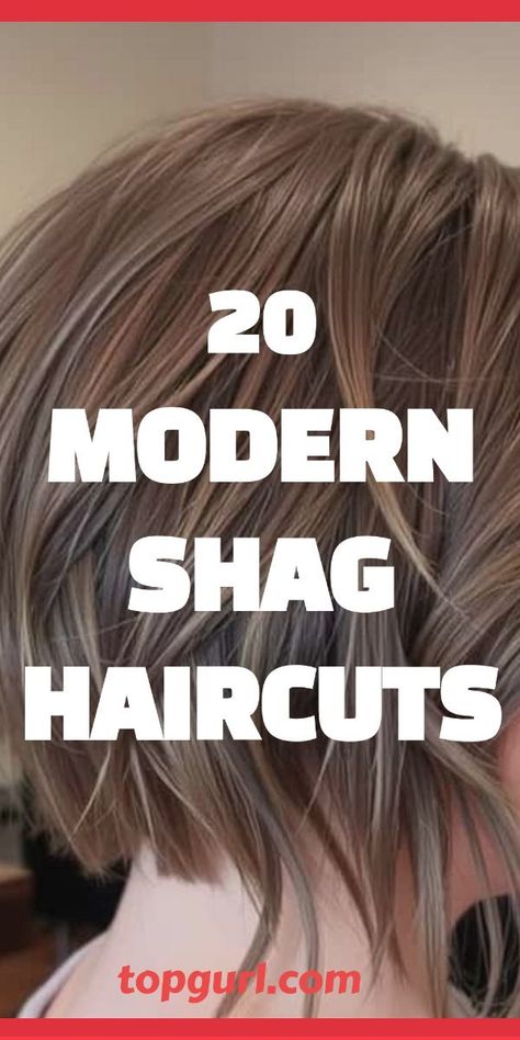 Upgrade your look with these 20 modern shag haircuts for women that bring texture and movement to any hairstyleFrom layered cuts with wispy bangs to edgychoppy stylesthese shags are perfect for adding volume and a playful vibe to your lookWhether you have shortmediumor long hairthere's a shag haircut here to inspire your next salon visitSave this pin and visit our site for more trendy shag haircut ideas Shag Hairstyles Medium Long Bangs, Med Length Edgy Hair, Shaggy Thick Hair Short Hairstyles, Modern Shag Fine Hair, Cute Edgy Haircuts, Shag Hair Styles For Fine Hair, Shag Hairstyle Women Thick Hair, Short Shag With Long Bangs, Sassy Layered Haircuts