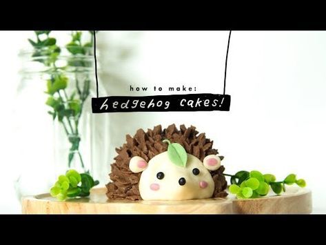 how to make a hedgehog cake | vegan - YouTube Hedgehog Cupcake, Princess Crown Cake, Hedgehog Cookies, Sonic The Hedgehog Cake, Sonic Cake, Hedgehog Cake, Cake With Fondant, Vegan Pantry, Hedgehog Birthday