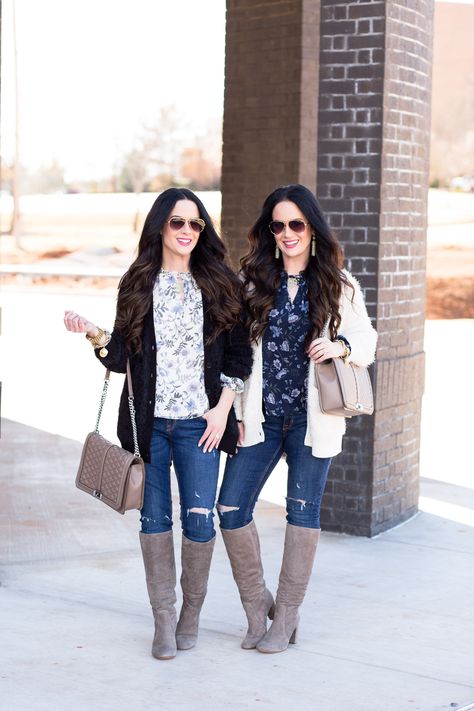 Grey Suede Boots Outfit, Suede Boots Outfit, Maine Style, Winter Florals, Grey Suede Boots, Boyfriend Cardigan, With Boyfriend, Boots Style, Grey Boots