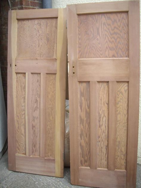 Interior Wooden Doors - Top Tips on Care and Maintenance 1930s Doors, Fiberglass French Doors, 1920s Interior, 1930s Semi, 1930s Home, Interior Door Styles, Custom Wood Doors, Wooden French Doors, Door Images