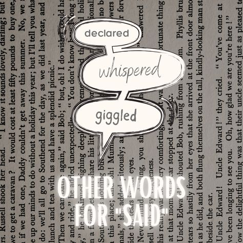 550+ Alternative Words for "Said" Words For Said, Alternative Words, What To Use, Writing Help, English Grammar, A Word, Grammar, How To Use, Mindfulness