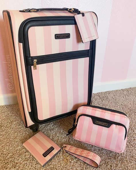 Victoria Secret Luggage, Victoria Secret Travel Bag, Victoria Secret Suitcase, Suitcase Victoria Secret, Chic Victoria's Secret Travel Bag, Victoria’s Secret Bag Aesthetic, Viktoria Secret, Victoria's Secret Large Travel Bag, Victoria's Secret Aesthetic