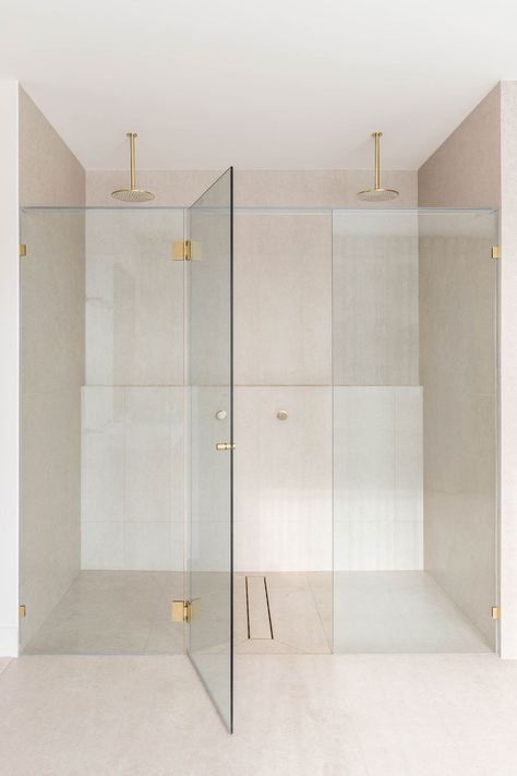 Shop The Look Gallery | ABI Interiors Double Shower Head Master Baths, Ensuite Design, Abi Interiors, Tub Design, Timeless Bathroom, Tub Ideas, Soaker Tub, Upstairs Bathrooms, Main Bathroom