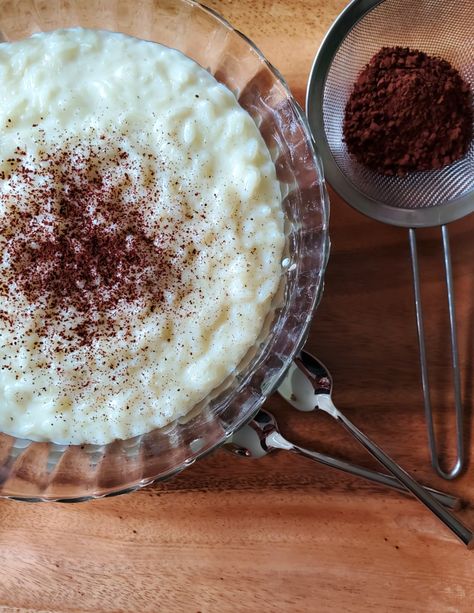 Macedonian Desserts, Slavic Recipes, Rice Dessert Recipes, Croatia Food, Balkan Food, Desserts Around The World, Creamy Rice Pudding, Rice Desserts, Macedonian Food